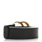 Moon Calfskin Double G 30mm Belt 105 42 Black - 图片 2