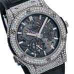 Hublot Classic Fusion Chronograph 545.NX.0170.LR 45MM Black Dial With Leather Bracelet - 图片 3