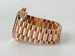 Rolex Day-Date 40 Rose Gold Chocolate Diamond Dial & Fluted Bezel President Bracelet 228235 - - 图片 9