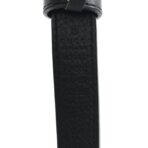 Calfskin Double G 20mm Belt 80 32 Black - 图片 3