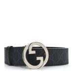 GG Supreme Monogram Blondie 40mm Belt 110 44 Black