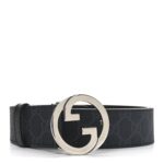 GG Supreme Monogram Blondie 40mm Belt 110 44 Black