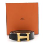 Box Togo 32mm Constance H Belt 90 36 Black Gold - 图片 5