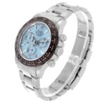 Rolex Daytona Ice Blue Diamond Dial Platinum Chronograph Watch 116506 - 图片 5