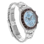 Rolex Daytona Ice Blue Diamond Dial Platinum Chronograph Watch 116506 - 图片 4