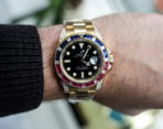 Rolex GMT-Master II 116758SARU 18K Yellow Gold Black Dial - 图片 2
