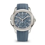 41mm Travel Time 18k White Gold Blue-Grey Dial