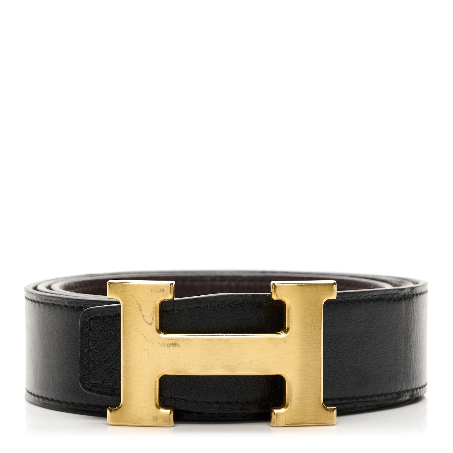 1643cf07c28ac9fbda512ccc47c4a30f.jpg Box Togo 32mm H Belt 90 36 Black Chocolate - 图片 1