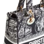 DIOR Lady D-Lite Plan de Paris Black/White - 图片 10