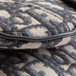 DIOR Mini Dior Saddle Bag Oblique - Blue - 图片 9