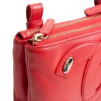 CHANEL CC Mania Double Waist Bag - Red - 图片 10