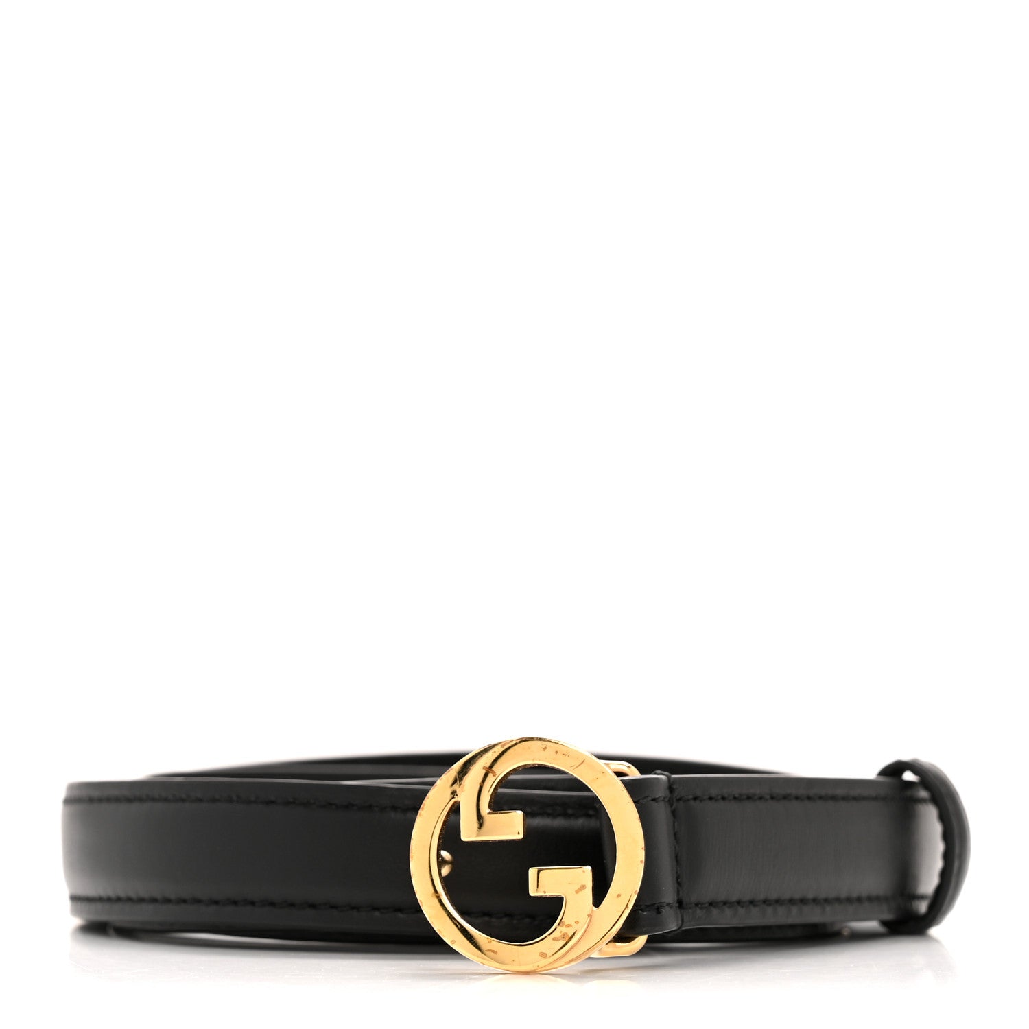 17fcd8908cc0723db06667c5a800fee5.jpg Ciny Lux Calfskin Blondie 20mm Belt 95 38 Black - 图片 1