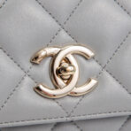 CHANEL Trendy CC Small Flap Bag - Light Grey - 图片 10
