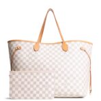 LOUIS VUITTON Damier Azur Neverfull GM w/ Pouch - 图片 3