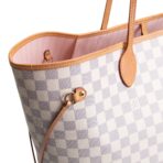 LOUIS VUITTON Damier Azur Neverfull GM w/ Pouch - 图片 11