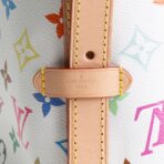 LOUIS VUITTON X Takashi Murakami Multicolor Monogram Carryall PM - White - 图片 12