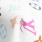 LOUIS VUITTON X Takashi Murakami Multicolor Monogram Carryall PM - White - 图片 9