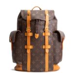 LOUIS VUITTON Christopher MM Autres Cuirs Monogram Backpack Leather