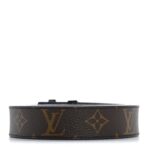 Calfskin Monogram 30mm LV Initiales Reversible Belt 90 36 Blue - 图片 2