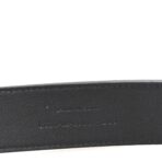 Shiny Calfskin Crocodile Embossed Babilas Buckle Belt 70 28 Black - 图片 4