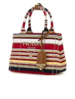 Embroidered Canvas Mini Handbag - 图片 2