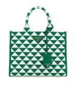 Embroidered Fabric Small Symbole Shopping Bag