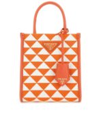 Embroidered Fabric Micro Symbole Handbag