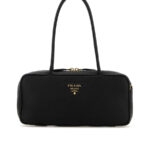 Black Medium Leather Top-handle Bag