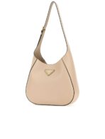 Logo Plaque Medium Hobo Bag Pink - 图片 2