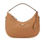 Camel Leather Shoulder Bag