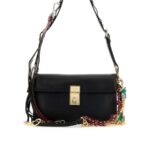 Prada Soft Sound Small Leather Shoulder Bag with Charms