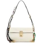 Prada Soft Sound Small Leather Shoulder Bag with Charms
