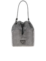 Satin Mini-Bag with Crystals