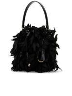 Embellished Satin Mini Bucket Bag - 图片 2