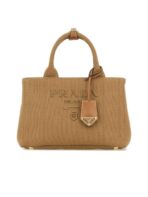 Prada Jardinière Small Cotton Canvas Handbag