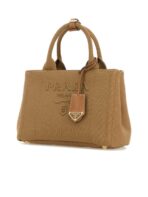 Prada Jardinière Small Cotton Canvas Handbag - 图片 2