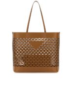 Caramel Leather Shopping Bag