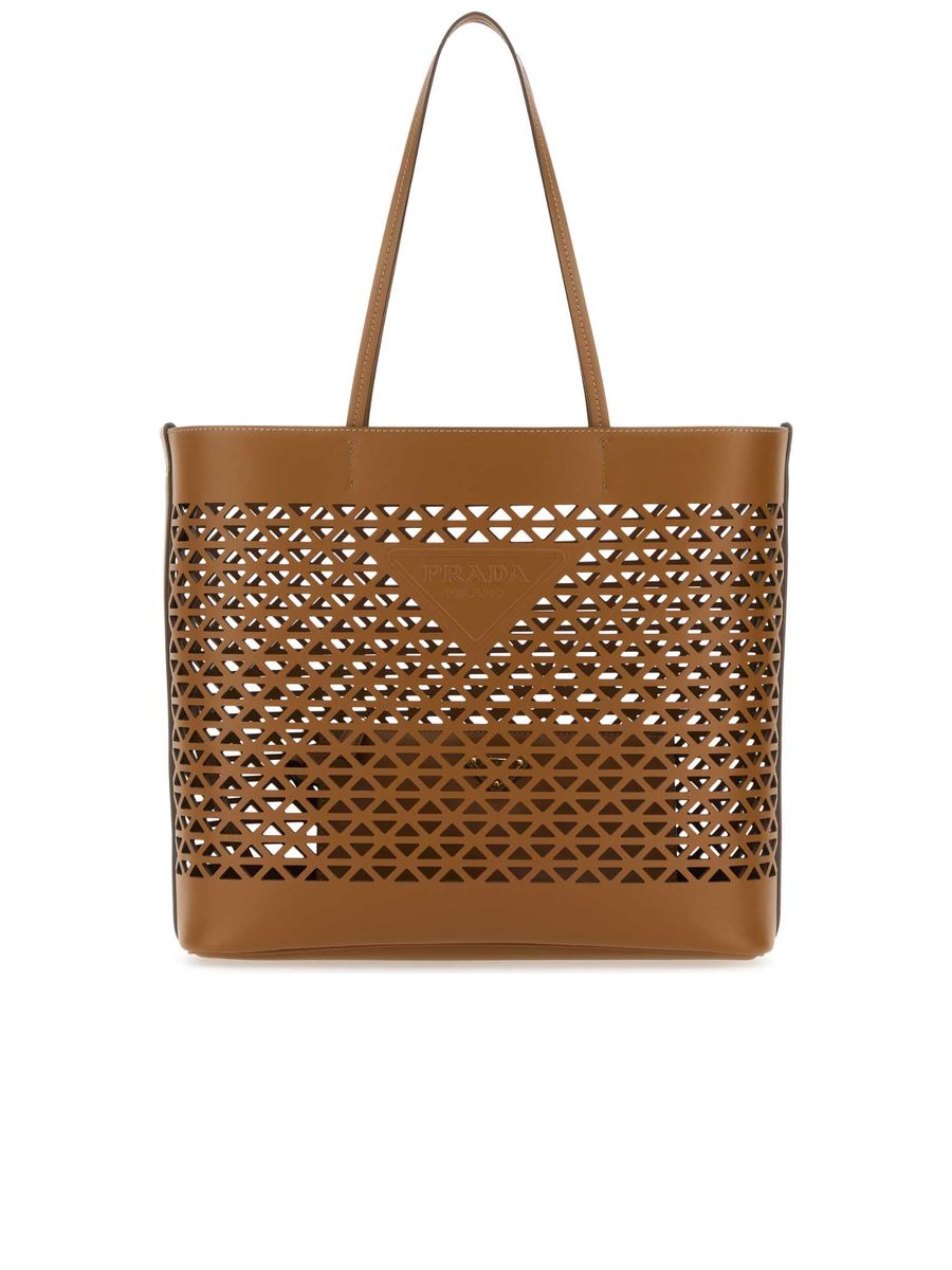 1BG5032CY4_F03BH-1.jpg Caramel Leather Shopping Bag - 图片 1