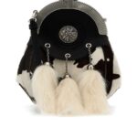 Printed Calf Hair Clutch