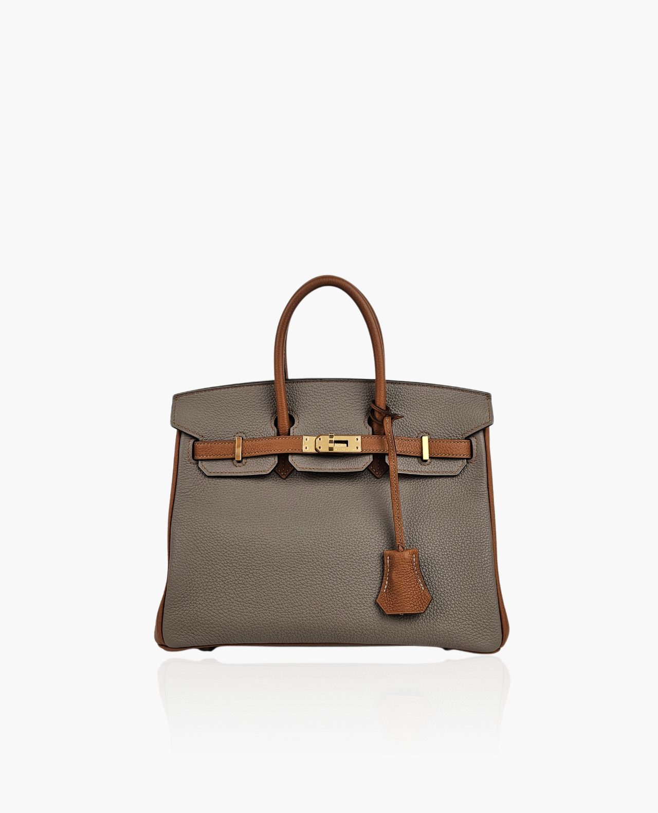 1_178a932a-c5a1-4717-a52d-277fdf9e4222.png Hermes Birkin 25 Gris Mouette/Gold Togo PBHW - 图片 1