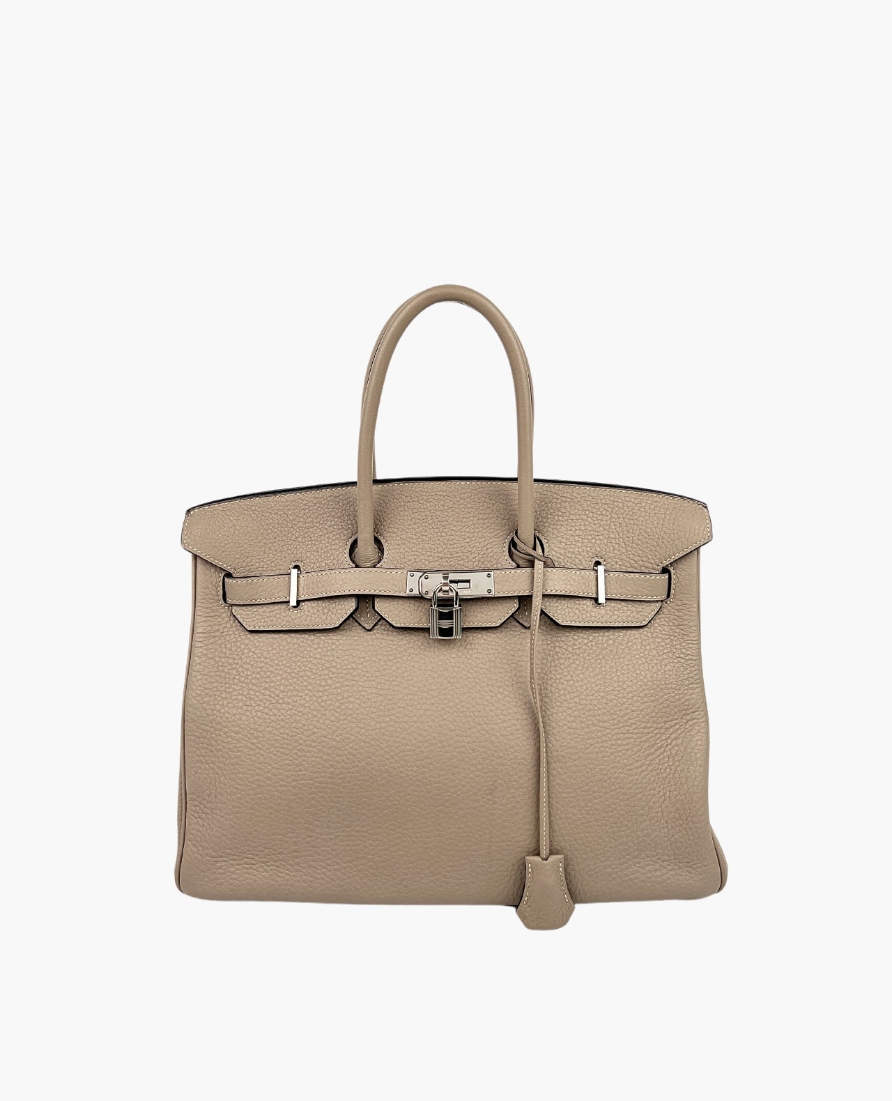 1_2bd9666f-f37f-413b-9e15-341c3ae5e41f.jpg Hermès Birkin 35 Clemence Dove Grey PHW - 图片 1