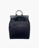 Hermès Herbag Backpack Toile Noir