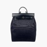Hermès Herbag Backpack Toile Noir