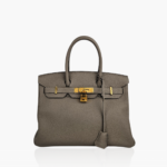 Hermès Birkin 30 Clemence Etain GHW