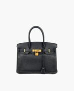 Hermès Birkin 30 Clemence Black GHW