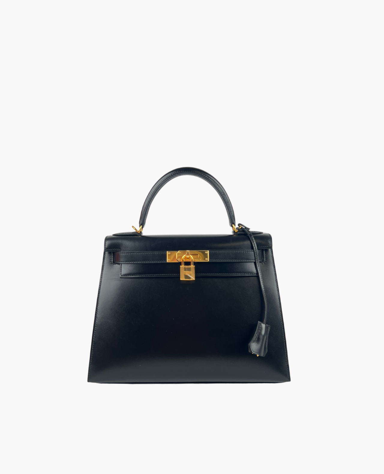 1_ceec589d-a1c0-42e0-ab68-408dfee46051.png Hermès Kelly 28 Box Leather Black GHW - 图片 1