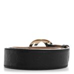 Guccissima Signature Interlocking G Belt 100 40 Black - 图片 2