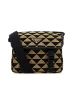 Embroidered Fabric Symbole Crossbody Bag