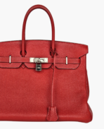 Hermes Birkin 35 Togo Red PHW - 图片 2
