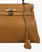 Hermès Vintage Kelly 32 Clemence Beige GHW - 图片 2